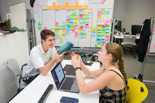 Students at Cal Poly's Center for Innovation and Entrepreneurship