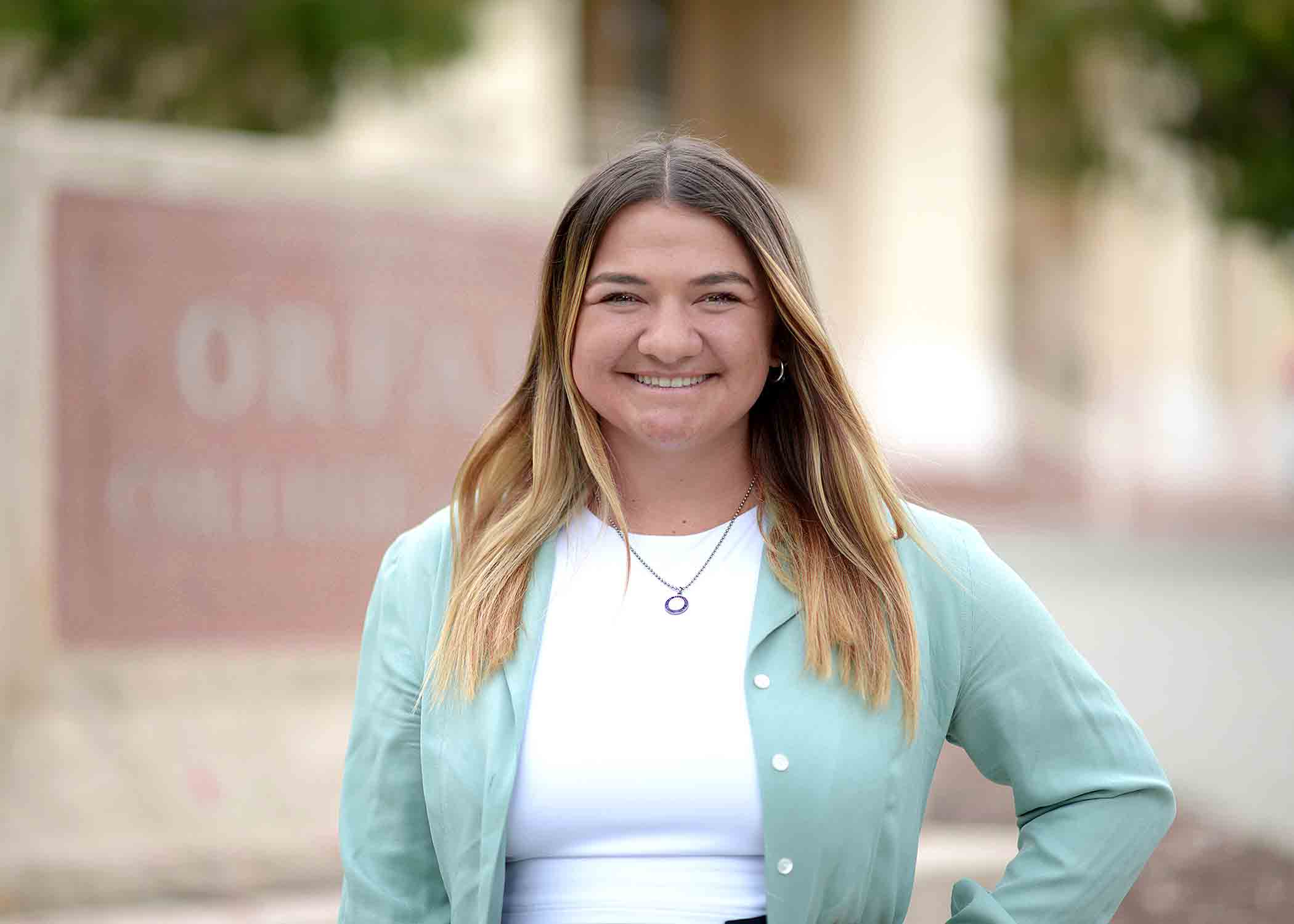 Carolyn Lidster received multiple honors as a business administration student