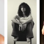 Shots of Alara Wiefling modeling