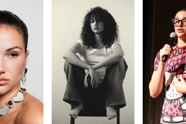 Shots of Alara Wiefling modeling